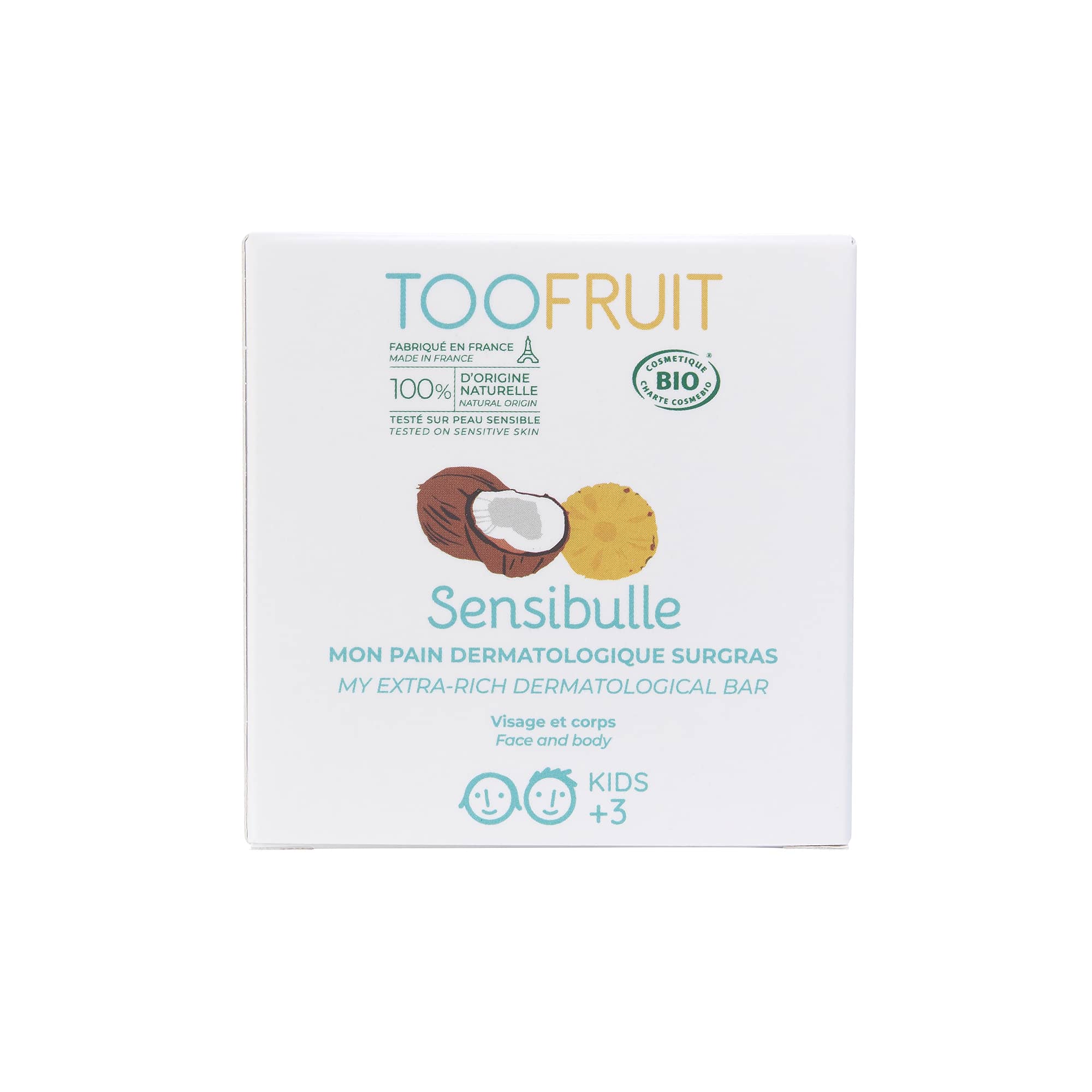 Sensibulle Dermatological Bar Pineapple-Coconut (85g) 