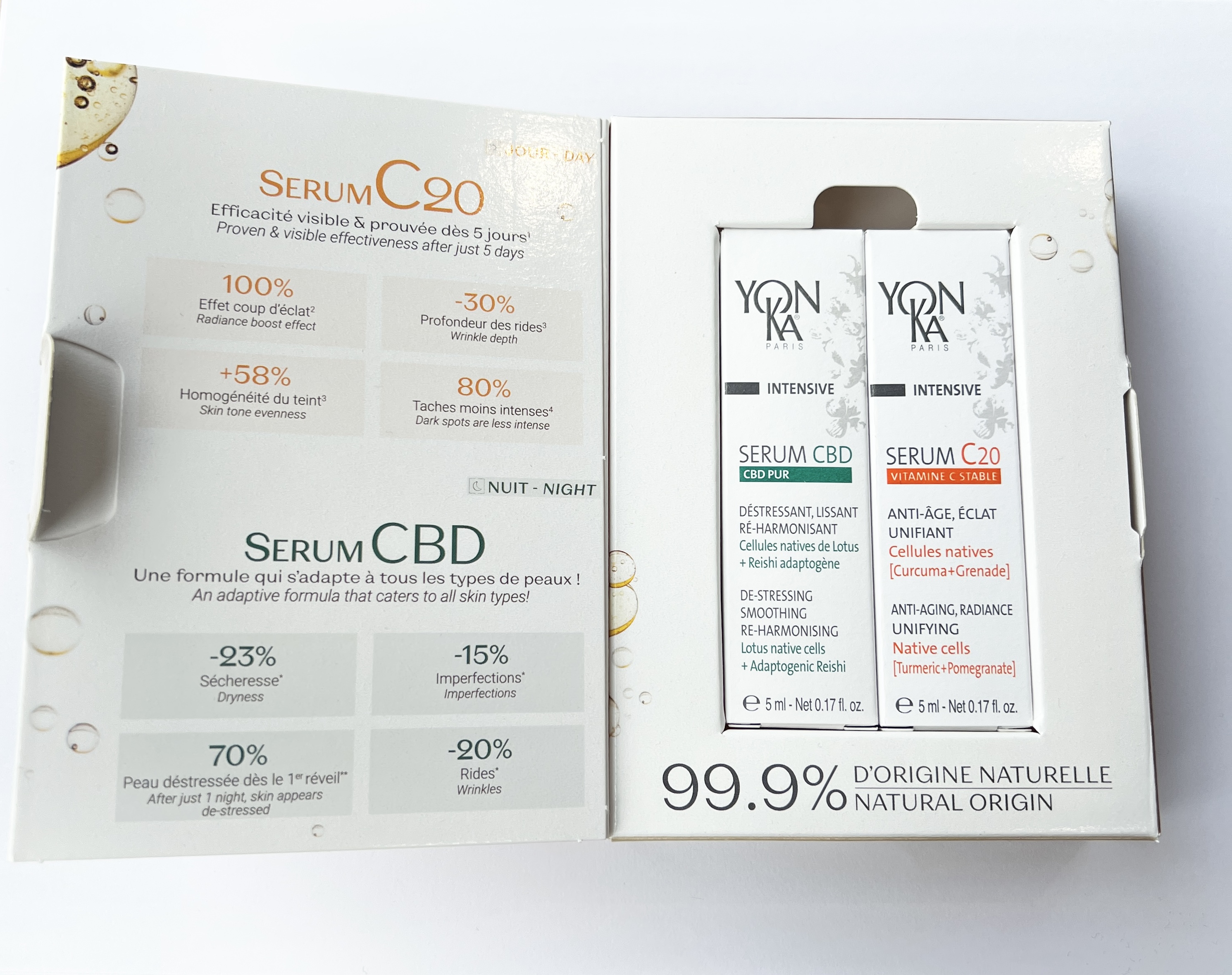 DUO Serum C20 (5ml) + Serum CBD (5ml) 